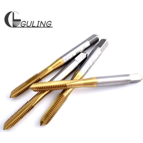 HSSE With Tin Hand Tap UNC 1-64 2-56 3-48 4-40 5-40 6-32 8-32 10-24 12-24 1/4 5/16 3/8 7/16 1/2 9/16 5/8 3/4 Screw Thread Taps