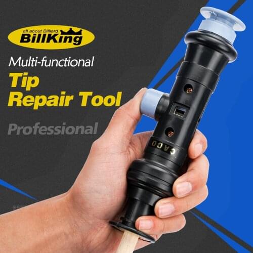 Billking Tip Tool 3 in1 Tip Repair Tool Freeule End Flatness Tip Round Cutting Carom Snooker Pool Cue Tip Billiards Accessories