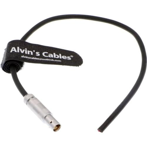 Alvins Cables FFA 0S 304 4 Pin Pig Tail Shield Power Cable for Z Cam E2 Camera 4 Pin to Open end Cord