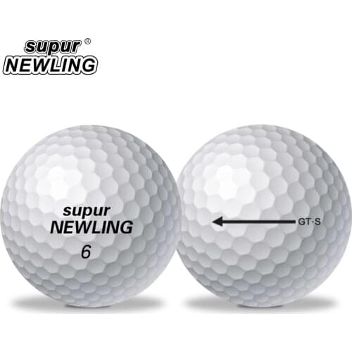 10 Pcs Golf Balls supur NEWLING Super Long Distance Soft Feel 3-piece Ball Soft Feel Ball for Professional Competition