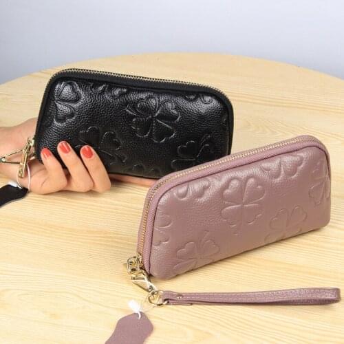 051918 new hot women leather hand bag female day clutch bag lady purse