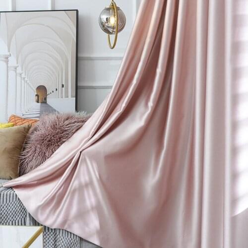 2021 New Sunscreen Heat Insulation Simple Modern Blackout Curtains Custom Light Luxury Curtains for Living Dining Room Bedroom