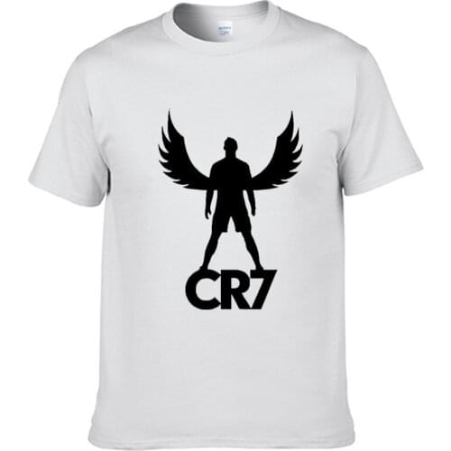 New CR7 T shirt Retro Casual t shirt Mens Summer Black 100% Cotton Short Sleeves O-Neck Tee Shirts Tops Tee Unisex