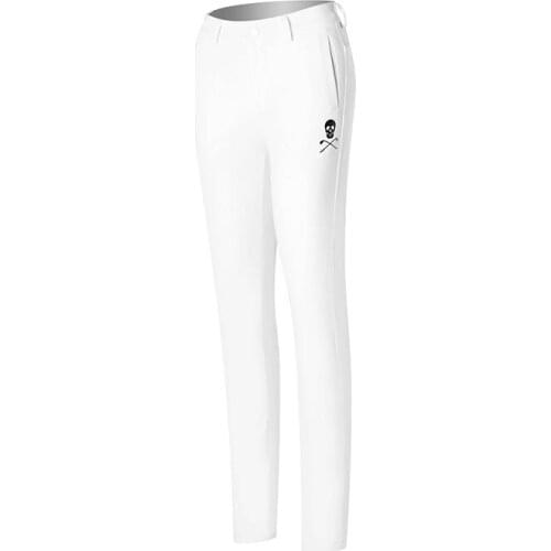 New womens golf pants solid color fashion golf clothing casual Quick-drying Breathable golf trousers 2021