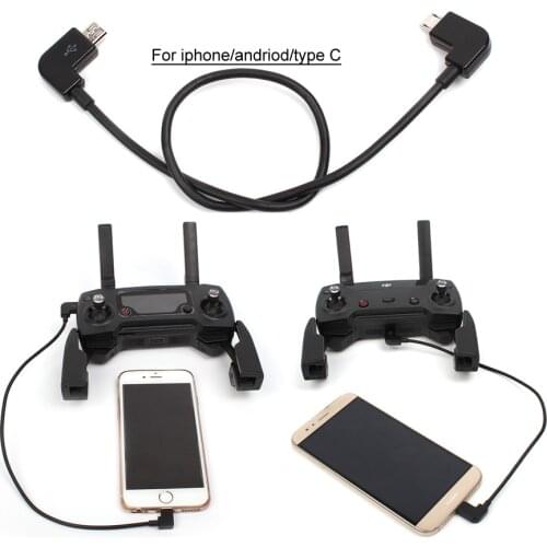 NEW Data Cable For DJI Spark/MAVIC Pro USB TypeC Type C Cable for iPhone 7 lightning For DJI MAVIC Pro/Spark Controller To phone
