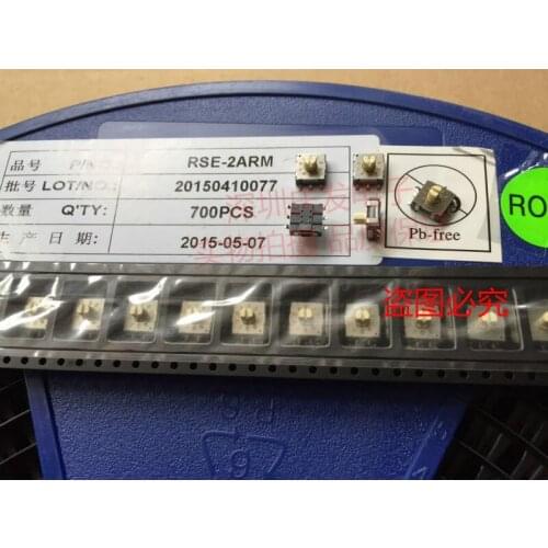 Original new 100% RSE-2ARM SMD rotary coding switch 0-9 bit 10gear switch 3:3 foot band handle
