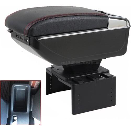 For Nissan Note e-Power armrest box central Store content box accessories USB interface