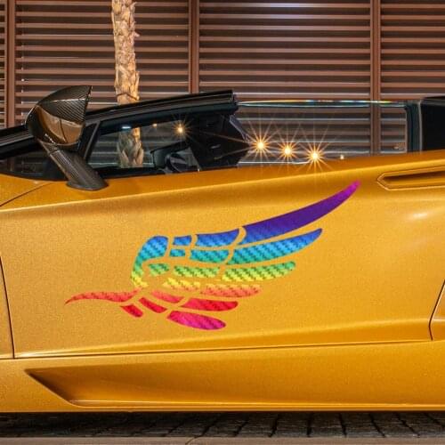 Rainbow Self-adhesive Roll Car Sticker Wall Decoration DIY Large Size Long Time Sticky Used For Scrapbooks Lettering Markers