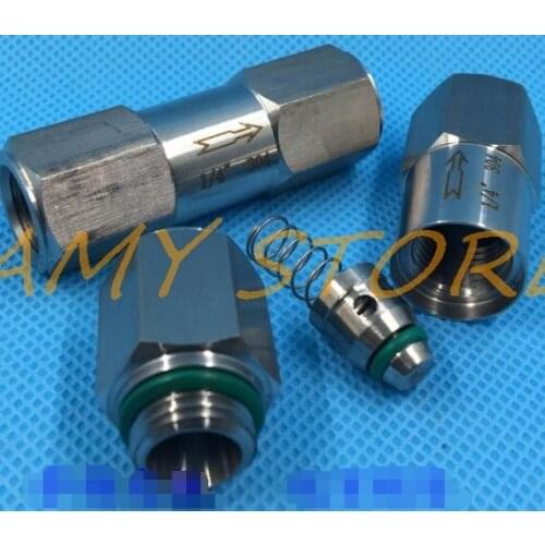 1Pc 304 or 316 Stainless Steel Split Separated Check Valve One-way 1/8" 1/4" 3/8" 1/2" 3/4"BSP NPT Female Threaded SUS304 SUS316