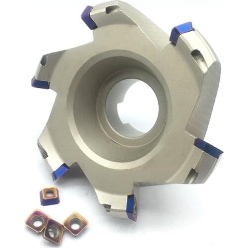 SEKT1204 10pcs carbide inserts +1pcs KM12 125 40 6T Milling cutter carbide Insert Face Mill cutting top endmill