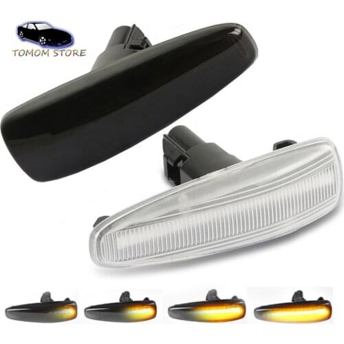 LED Dynamic Amber Indicator Side Marker Lamps for Mitsubishi Lancer Evolution X ASX Pajero Montero Mirage Outlander Lancer Sport