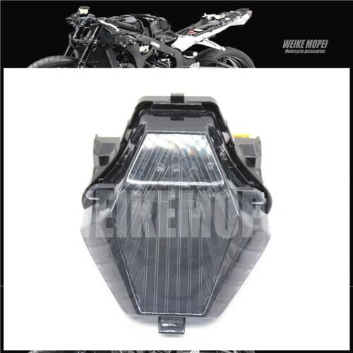 LED Rear light Tail Lamp Taillight Turn Signal Lights Fit For Yamaha YZF R3 R25 FZ07 MT07 Smoky