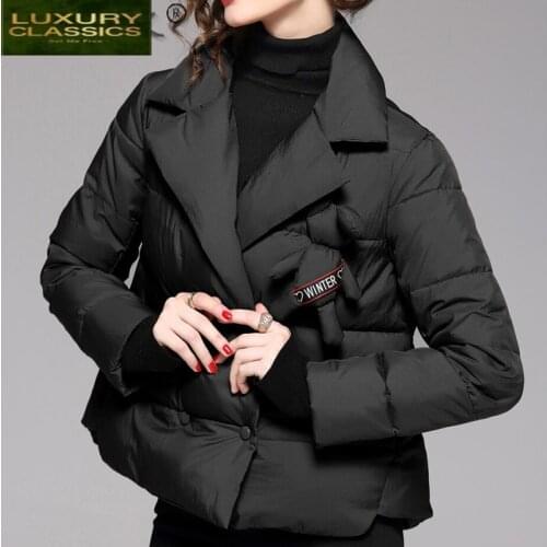 Womens Female Jacket Black Clothing Winter Jacket Women Parka Korean Style Clothes Short 2021 Ropa De Mujer 7M11834 Pph710