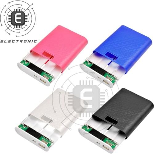 1PCS Original USB Mobile Power Battery Bank Charger Shell DIY Box For 4X18650 DIY kit