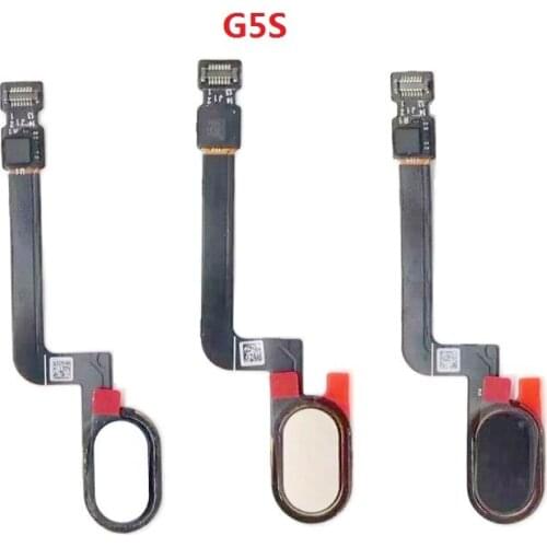 10pcs/lot For Motorola G5 plus Home Button FingerPrint Touch ID Sensor Flex Cable Ribbon Moto G5S Plus Replacement Parts