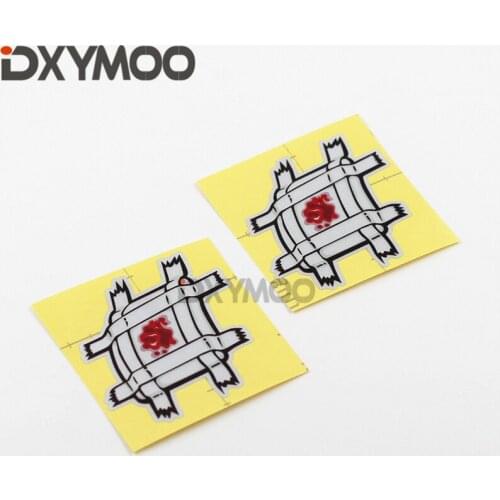 2PCS Funny Motorcycle Bike Vinyl Tape Bumpers Band Aid Wound Injury Car Whole Body Sticker 8x8cm
