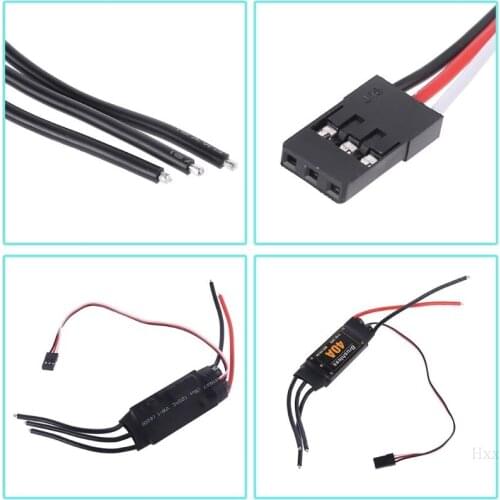 40A Brushless ESC Drone Airplanes Parts Components Accessories Speed Controller Motor RC Toys FPV Durable Quadcopter Helicopter