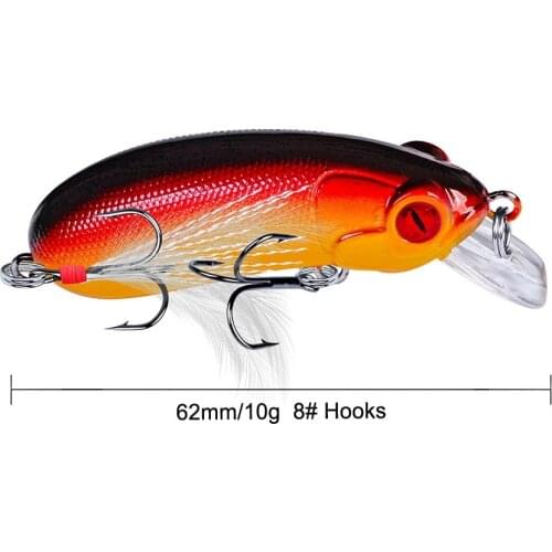 62mm 10g Minnow Fishing Lure Laser Hard Artificial Bait перчатки мужские