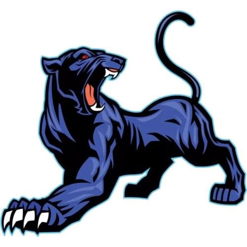 B0716# Self-adhesive Decal Black Banther Mascot Car Sticker Waterproof Auto Decors on Bumper Rear Window Motorcycle Laptop