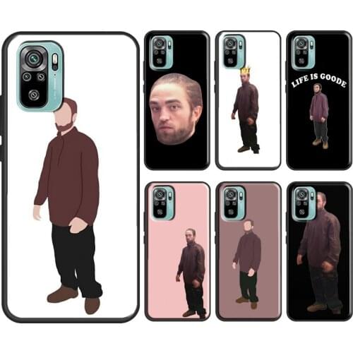 Robert Pattinson Standing Meme For Xiaomi Redmi Note 9S 8T 7 Note 10 8 9 Pro Case For Redmi 9A 9C 8A K40 9T Soft Cover