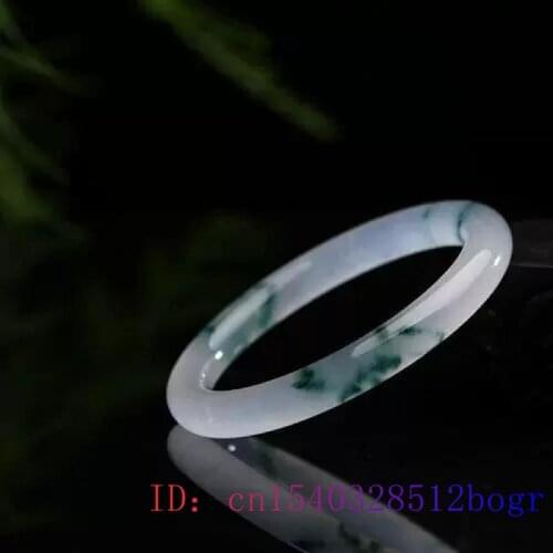 Colour Jade Bangle Bracelet Gifts Jewelry Chinese Charm Carved Jadeite Fashion Amulet Natural