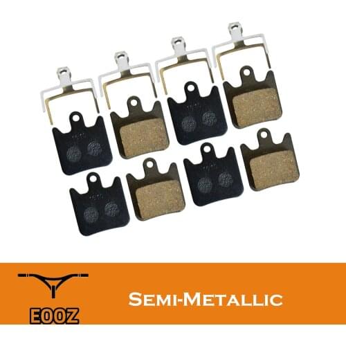 EOOZ 4 Pair Semi - Metallic bicycle DISC BRAKE PADS for Hope TECH X2