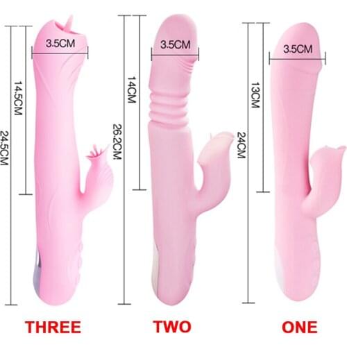 Dildo vibrator heating tight retractable tongue blowjob licking clitoris stimulation woman masturbation sex toy masturbator