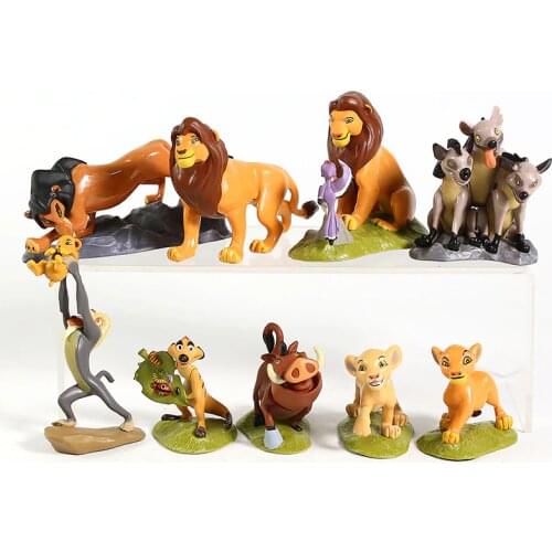 The Lion King Simba PVC Figures Classic Cartoon Toys Kids Gifts 9pcs/set