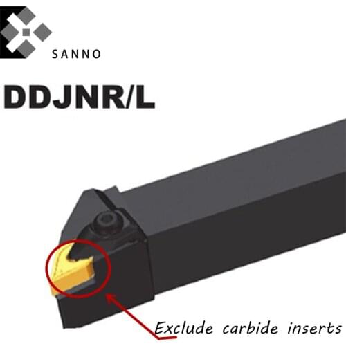 Indexable cutting tool cnc lathe wedge clamping turning bar DDJNR2020K15, 2525M15 / 3232P15 external turning tool holder DDJNR/L