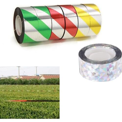Anti Bird Tape Bird 80M Scare Tape Audible Repellent Fox Pigeons Repeller Ribbon Tapes for Pest Control 2.4cm*80m