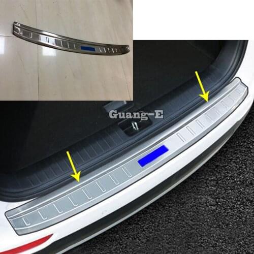 Car body Sticker External Rear Bumper Protect Trunk Trim Cover Stainless Steel Plate Pedal For Kia Sportage KX5 2016 2017 2018