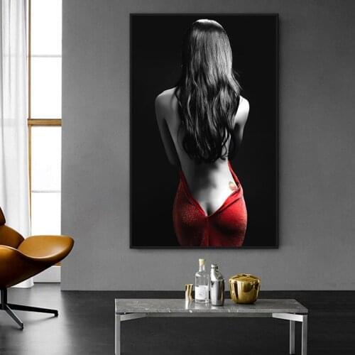 Half-Naked Women Posters and Prints the Mural Art Canvas Painting Sexy Nude Pictures for Living Room Home Decoration No Frame