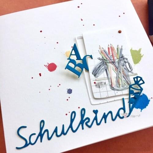 PP Craft metal cutting dies cut die mold Carrot letter strip Scarpbook paper craft knife mould blade punch stencils dies