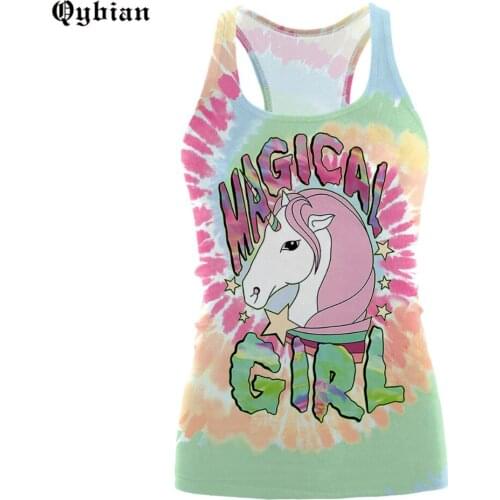 Qybian 2017 New Arrivals Hot Sale Summer Sleeveless women Ladies Fashion punk street print Vest HOT Tank Tops Womens Tops Tees