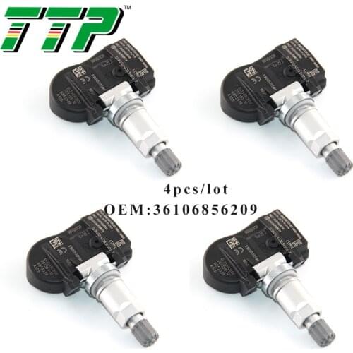 TTP 4PCS 36106856209 TPMS Car Tire Pressure Sensor Monitoring Valve System For 2012-2020 BMW 3-Series F30 F31 F34 433MHZ