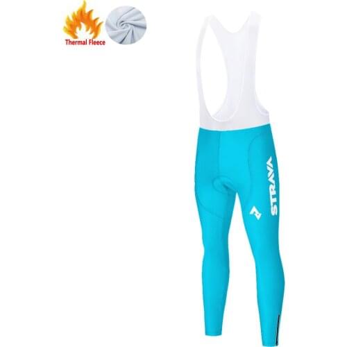 Strava Winter Thermal Fleece Pants Men Fahrradhose Calzas Invierno Fahrrad Hose Herren Pantalon Hombre Велоштаны Calça Ciclismo