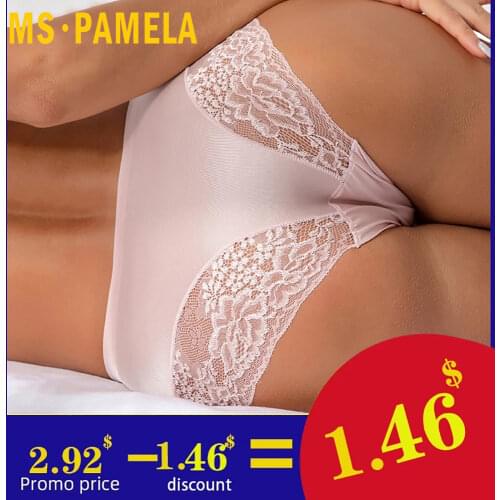 XPAY Sexy Women Lace side Underwear Seamless Breathable Hollow Briefs Woman Nylon Low Rise Lingerie Sexy Underwear 2020