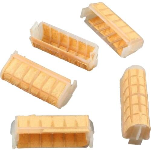 STIHL Chainsaw Air Filter Replacement Part Fits MS250 MS230 MS210 023 025 250 230 210, 5 Pack, Yellow, 9x3x4cm