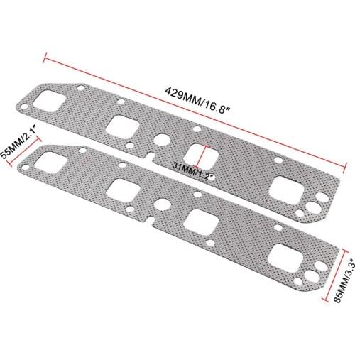 Exhaust Manifold Gasket Bolts Kit Replecement for Jeep Commander (XK) V8 5.7L