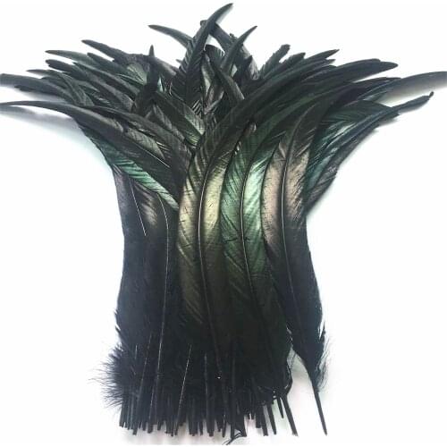 200pcs/Lot Natural Rooster Tail Feather Decor 30-35CM 12-14" Pheasant Rooster Feather for Crafts Wedding Accessories Decoration