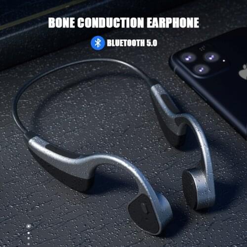 Bone Conduction Wireless Earphone Bluetooth 5.0 Universal Headphones Waterproof Sports Headset with microphone For Xiaomi Iphone