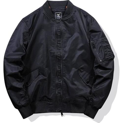 Bomber Jacket Men Military Air Force MA1 Pilot Jacket Mens Baseball Uniform Tooling Jacket Chaquetas Hombre Plus Size M-4XL