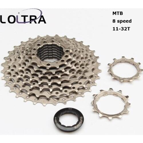 LOLTRA 8 Speed Cassette 11-32 T Wide Ratio Freewheel Mountain Bike MTB Bicycle Cassette Flywheel Sprocket