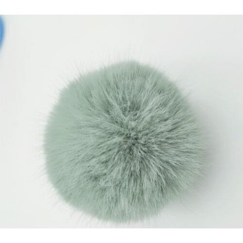 Fuyier Soft Faux Mink Fur Ball Cute Fluffy Pompon DIY Parts Making Pendant Jewelry Connection For Shoes Cap Handmade Crafts Gift