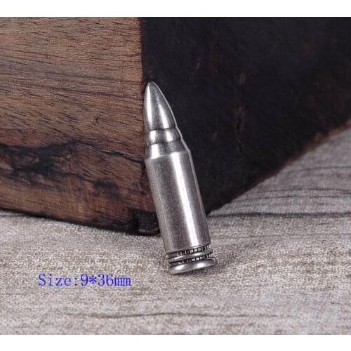 SET of 10 BULLET Metal Rivet Studs 1-3/8" x 3/8" Leather Crafts Silver Concho