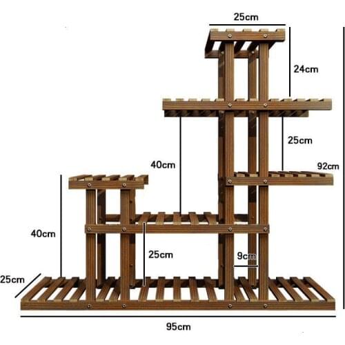 Madera Plantenstandaard Balkon Estanteria For Estante Para Plantas Outdoor Stand Flower Dekoration Stojak Na Kwiaty Plant Shelf