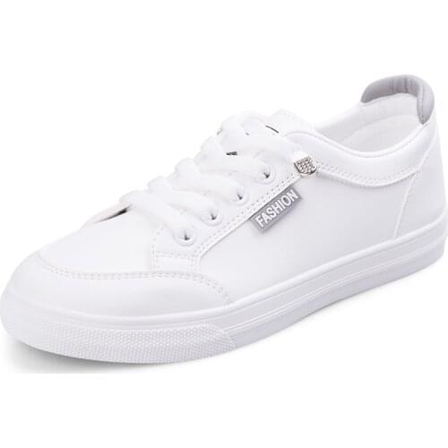 Autumn and Winter Womens Flat Shoes 2021 New Casual Shoes Flat Womens Shoes Leather Women White Shoes Zapatos De Mujer