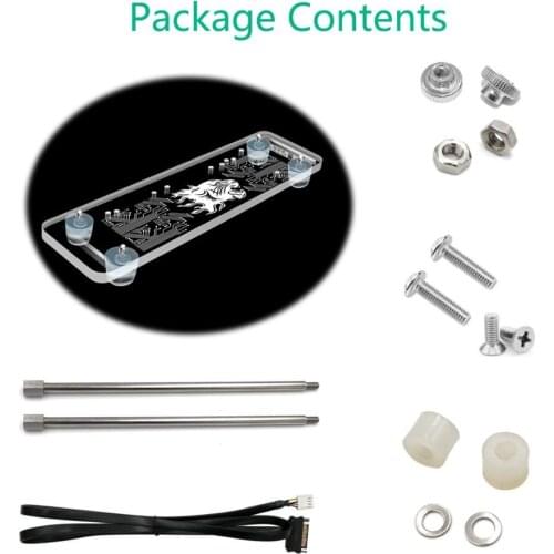 PCI- E 3.0 16X Graphics Card vertical kickstand/base with RGB LED Light for DIY ATX case