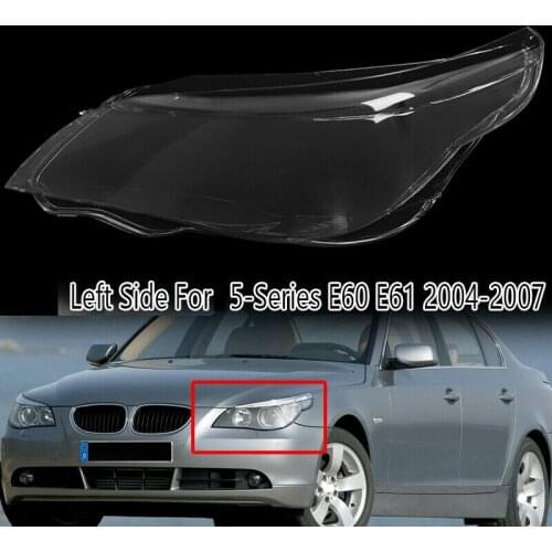 Car Headlight Lens Cover Front for BMW 5 Series E60/E61 03 -10