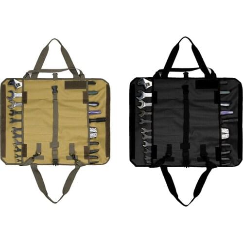 Multi-Pocket Car Auto Back Seat Hanging Bag 600D Foldable Portable Zipper Pockets Wrench Screwdrivers Tools Storage Organizer